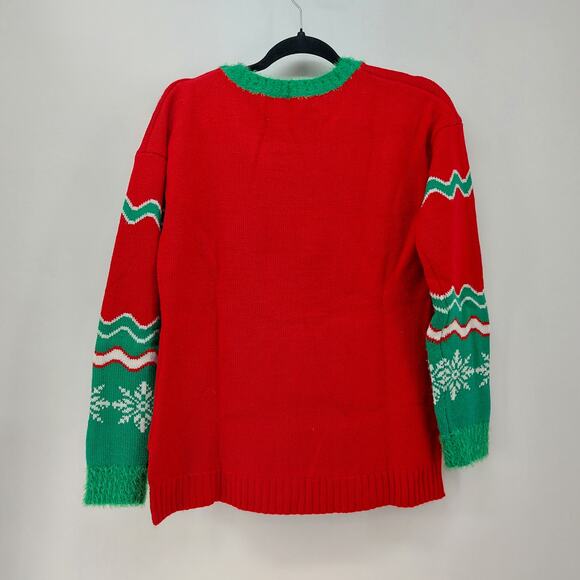 33 Degree Ugly Christmas Sweater Cool Reindeer Ornaments M - Picture 2 of 15